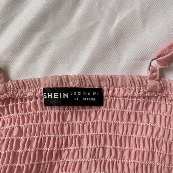 SOLD pink satin tie front western style shirt!! - Picture 2 of 5